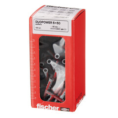 Дюбель универсальный Fischer DuoPower 6x50 мм нейлон (100 шт.) - фото 3