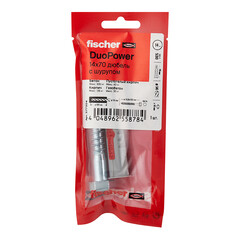 Дюбель универсальный Fischer DuoPower 14x70 мм нейлон с шурупом - фото 3