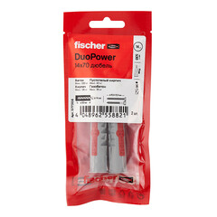 Дюбель универсальный Fischer DuoPower 14x70 мм нейлон (2 шт.) - фото 3
