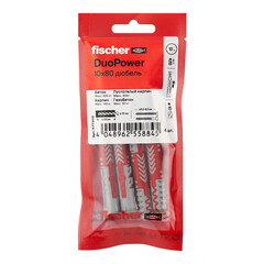 Дюбель универсальный Fischer DuoPower 10x80 мм нейлон (4 шт.) - фото 3