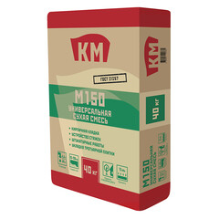 Изображение товара Смесь цементно-песчаная (ЦПС) М150 КМ универсальная 40 кг