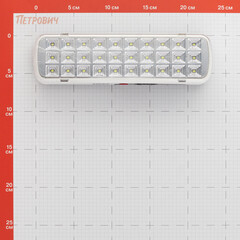 Светильник светодиодный накладной IEK ДБА 3926 6500К 3 Вт 220 В аккумуляторный IP20 (579031) - фото 2
