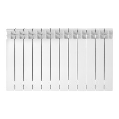 Радиатор биметаллический Rifar Base 500 мм 12 секций 1" боковое подключение белый - фото 3