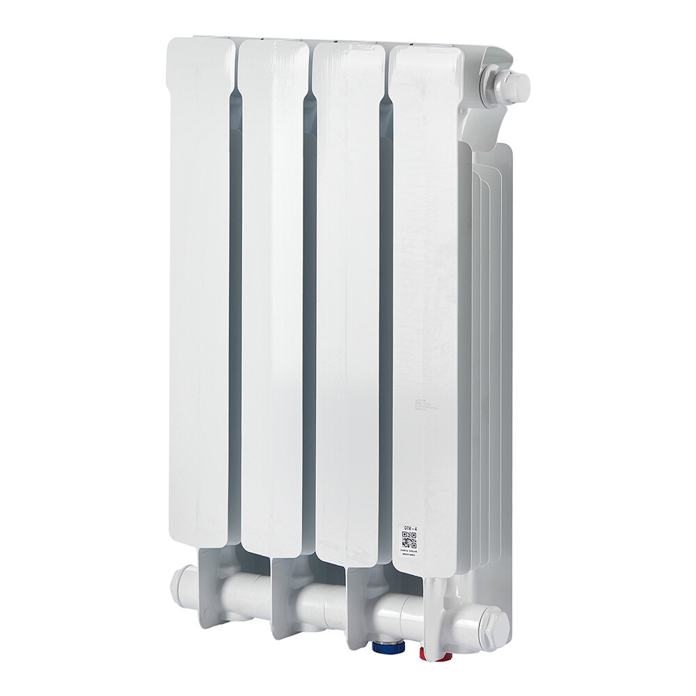 Изображение товара Биметаллический радиатор Rifar Base Ventil 4 секции 500 мм Нижнее левое подключение