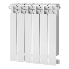 Радиатор биметаллический Rifar Base Ventil 500 мм 6 секций 3/4 нижнее левое подключение белый - фото 1