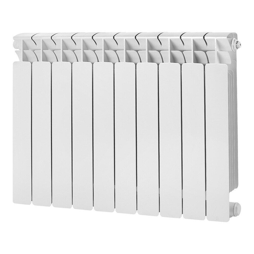 Радиатор биметаллический Rifar Base Ventil 500 мм 10 секций 3/4 нижнее левое подключение белый