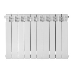 Радиатор биметаллический Rifar Base Ventil 500 мм 10 секций 3/4 нижнее левое подключение белый - фото 3