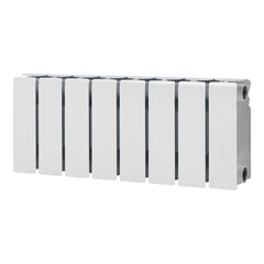 Радиатор биметаллический Rifar Base 200 мм 8 секций 1" боковое подключение белый - фото 1