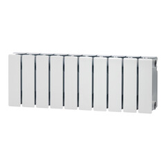 Радиатор биметаллический Rifar Base 200 мм 10 секций 1" боковое подключение белый - фото 1