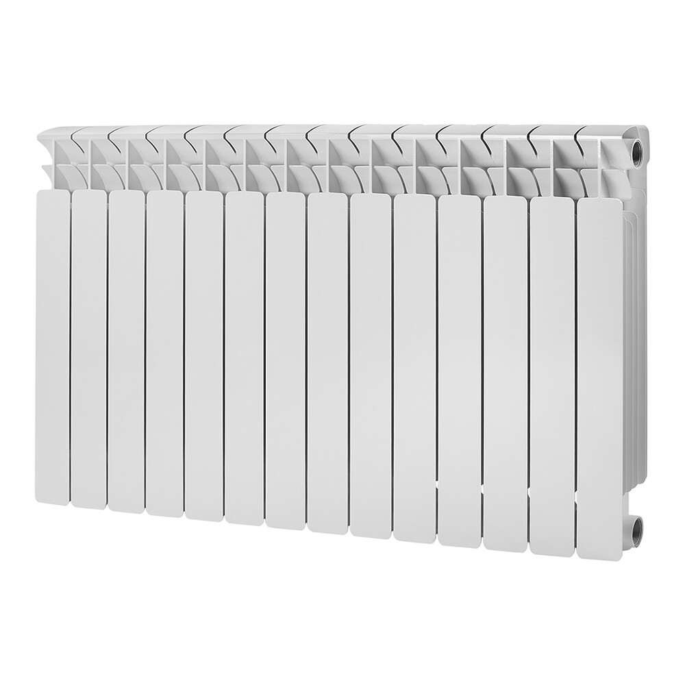 Радиатор биметаллический Rifar Base 500 мм 14 секций 1" боковое подключение белый