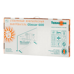 Обогреватель инфракрасный Теплофон (ЭРГН-06 чер) настенный 600 Вт 450х42х900 мм - фото 2