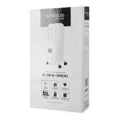 Обогреватель масляный Status for life ST-OR 1500 Вт 7 секций (ST-OR-B-1500(M)) - фото 3