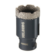 Коронка алмазная по керамограниту 35 мм Hilberg Super Hard (HH635)