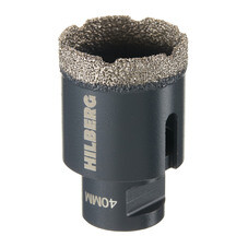 Коронка алмазная по керамограниту 40 мм Hilberg Super Hard (HH640)