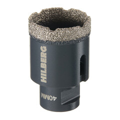 Коронка алмазная по керамограниту 40 мм Hilberg Super Hard (HH640) - фото 1