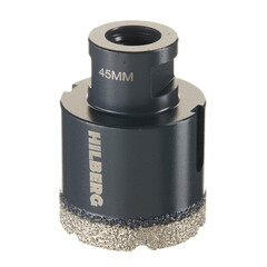 Коронка алмазная по керамограниту 45 мм Hilberg Super Hard (HH645) - фото 3