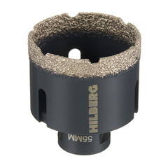 Коронка алмазная по керамограниту 55 мм Hilberg Super Hard (HH655) - фото 1