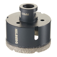 Коронка алмазная по керамограниту 68 мм Hilberg Super Hard (HH668) - фото 3