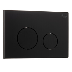 Клавиша смыва для инсталляций Corsa Deco CX черная матовая (FBCXB) - фото 1