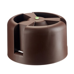Колпак Krovent Hupcap 270 для изолированного выхода d125/150 мм коричневый - фото 1