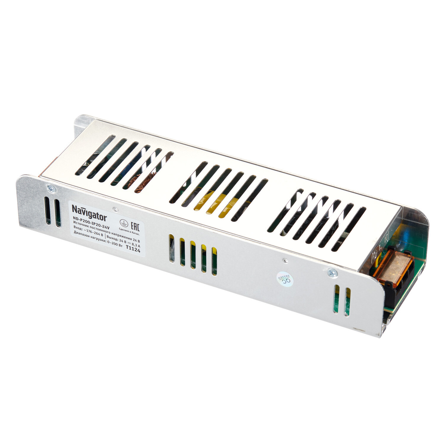 Блок питания для светодиодной ленты Navigator ND-P200 220/24 В 200 Вт IP20 (95444)
