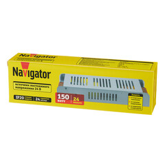 Блок питания для светодиодной ленты Navigator ND-P150 220/24 В 150 Вт IP20 (95329) - фото 3