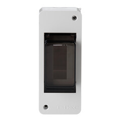 Щит распределительный навесной DKC Frame ЩРН-П пластиковый IP40 141,5х59х86,2 мм 2 модуля непрозрачная дверь - фото 4