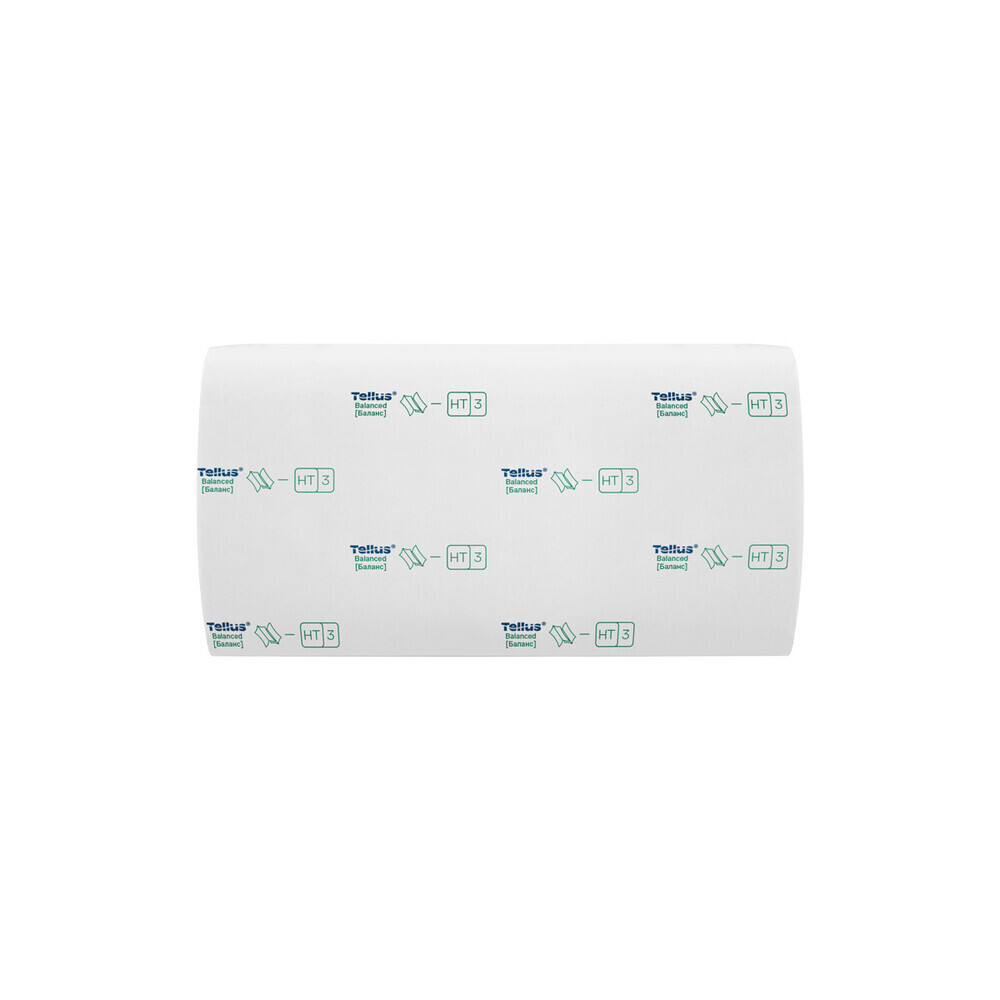 Изображение товара Бумажные полотенца Tellus НТ 3 Баланс листовые сложения ZZ 250 л для диспенсеров