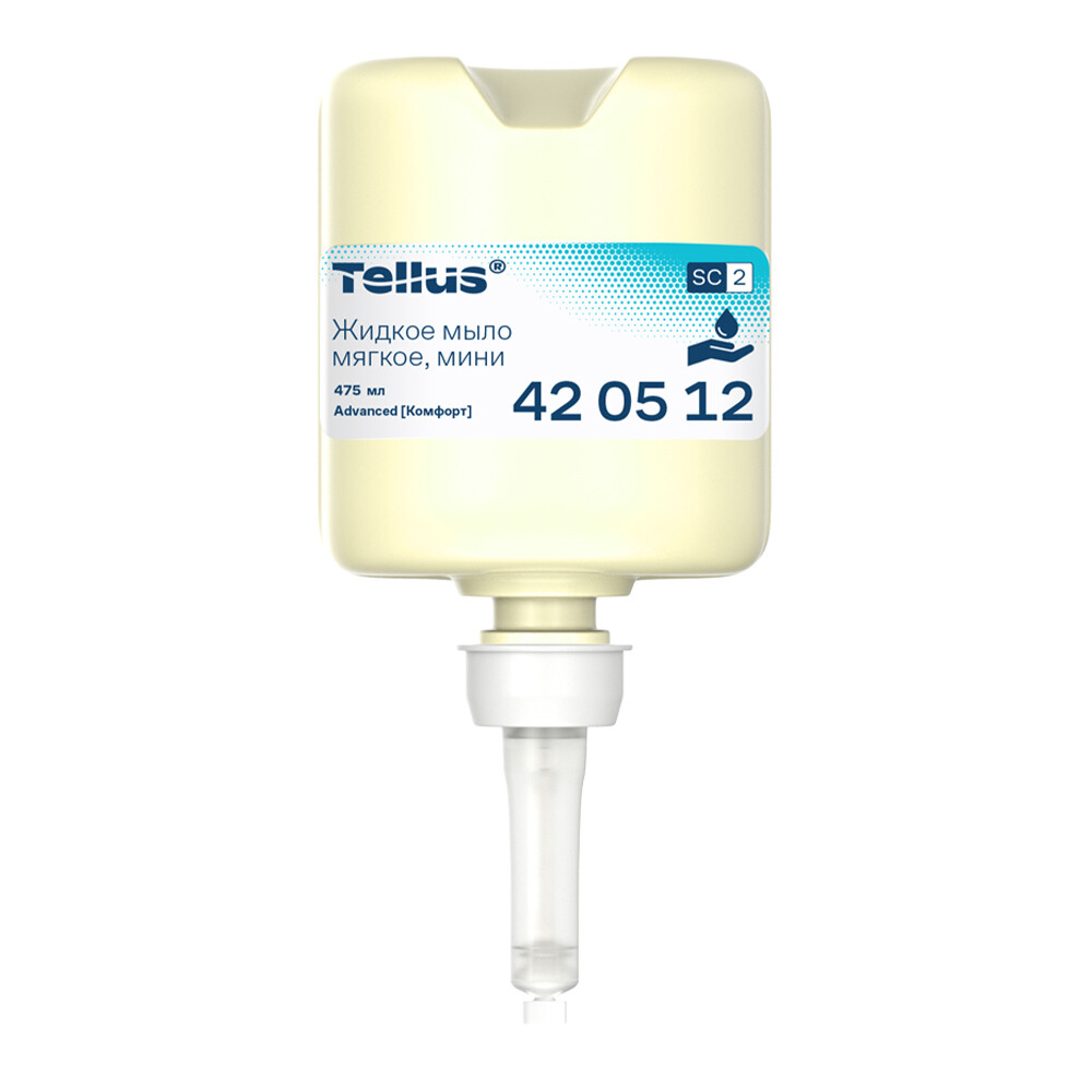 Изображение товара Жидкое мыло Tellus картридж 475 мл для диспенсера с цветочным ароматом