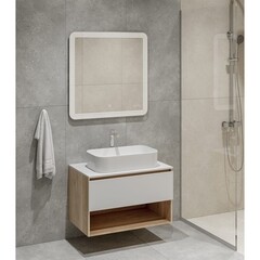 Раковина Sanita Lux Infinity Slim 60 см накладная белая (WB.CT/Infinity/60-N.Slim/WHT.G/S1) - фото 3