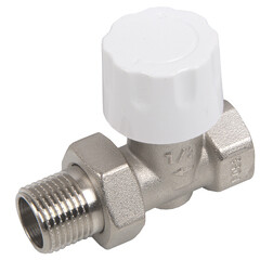 Клапан термостатический СТМ 1/2 ВР(г) х 1/2 НР(ш) для радиатора (CARTVS12) - фото 1