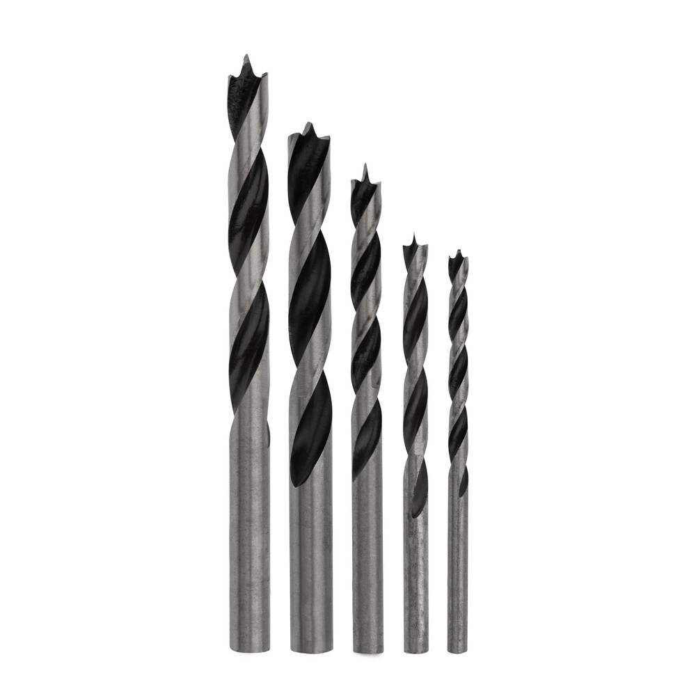 Изображение товара Набор спиральных сверл по дереву Kranz Эксперт 4-10 мм, 5 шт.