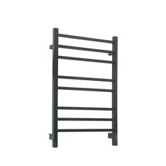 Полотенцесушитель электрический Тера Классика Квадро 800х530 мм 105 Вт с терморегулятором черный муар - фото 7