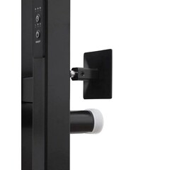 Полотенцесушитель электрический Тера Гротекс Квадро 1160х190 мм 97 Вт с терморегулятором черный муар - фото 5