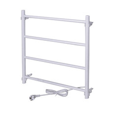 Полотенцесушитель электрический Тера Электра 600х525 мм 60 Вт правый белый - фото 1