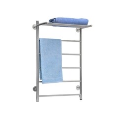 Полотенцесушитель электрический Тера Классика с полкой 800х525 мм 94 Вт правый хром - фото 5