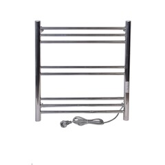 Полотенцесушитель электрический Тера Богема 600х532 мм 81 Вт с терморегулятором правый хром - фото 1