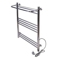 Полотенцесушитель электрический Тера Богема с полкой 800х532 мм 105 Вт с терморегулятором правый хром - фото 1