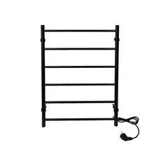 Полотенцесушитель электрический Тера Классика 800х525 мм 86 Вт правый черный матовый - фото 1