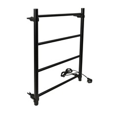 Полотенцесушитель электрический Тера Классика 600х425 мм 48 Вт правый черный матовый - фото 4