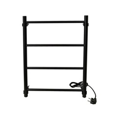 Изображение товара Полотенцесушитель электрический Тера Классика 600х425 мм 48 Вт правый черный матовый