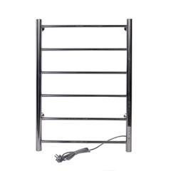 Полотенцесушитель электрический Тера Классика 800х532 мм 66 Вт с терморегулятором правый хром - фото 1