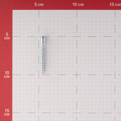Стяжка шурупная оцинкованная 6,3х50 мм потайная головка PZ4 (15 шт.) - фото 3