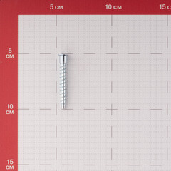 Стяжка шурупная оцинкованная 7х50 мм потайная головка PZ4 (15 шт.) - фото 3