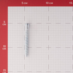 Стяжка шурупная оцинкованная 7х70 мм потайная головка PZ (10 шт.) - фото 3