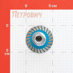 Диск алмазный по керамике Trio-Diamond Flange Turbo 50х22,23х1,8 мм турбо с фланцем М14 сухой рез (FHQ440) - фото 2