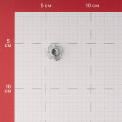 Гайка мебельная забивная оцинкованная M6 (10 шт.) - фото 3