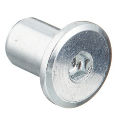 Гайка-втулка плоская оцинкованная M6х12 мм (4 шт.) - фото 4