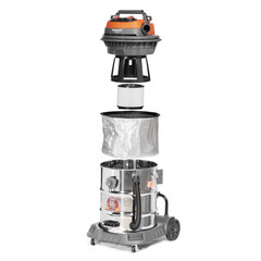 Строительный пылесос Daewoo DAVC 6030S 3200 Вт 60 л - фото 5