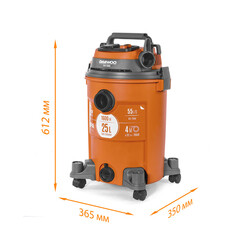 Строительный пылесос Daewoo DAVC 2516S 1600 Вт 25 л - фото 7